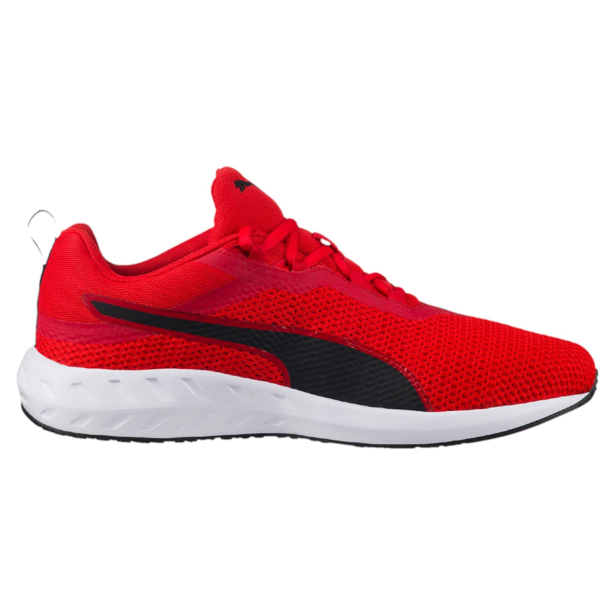 red colour shoes puma